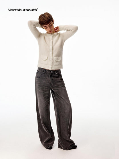 Northbutsouth Tri Color Round Neck Knit Single Row Women&