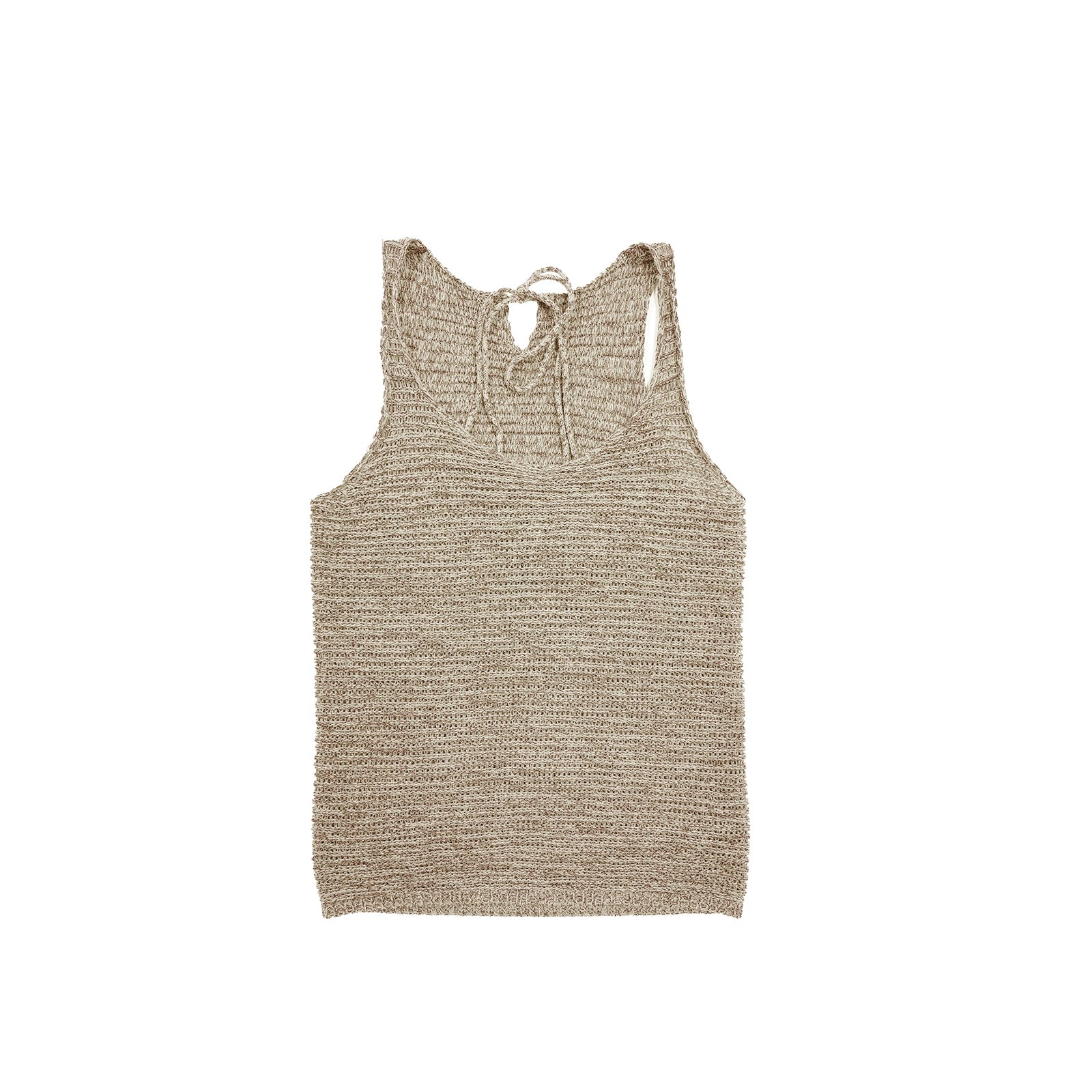 Northbutsouth Tricolor Knit Textured U Neck Vest MISSTT