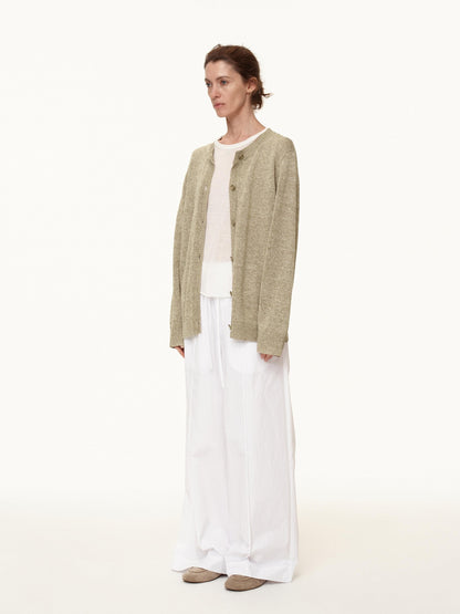 Northbutsouth Tricolor Pleated Elastic Waist Casual Women&