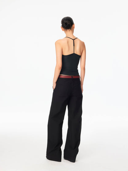 Northbutsouth Tricolor Wide Hem Large Pocket Cargo Women&