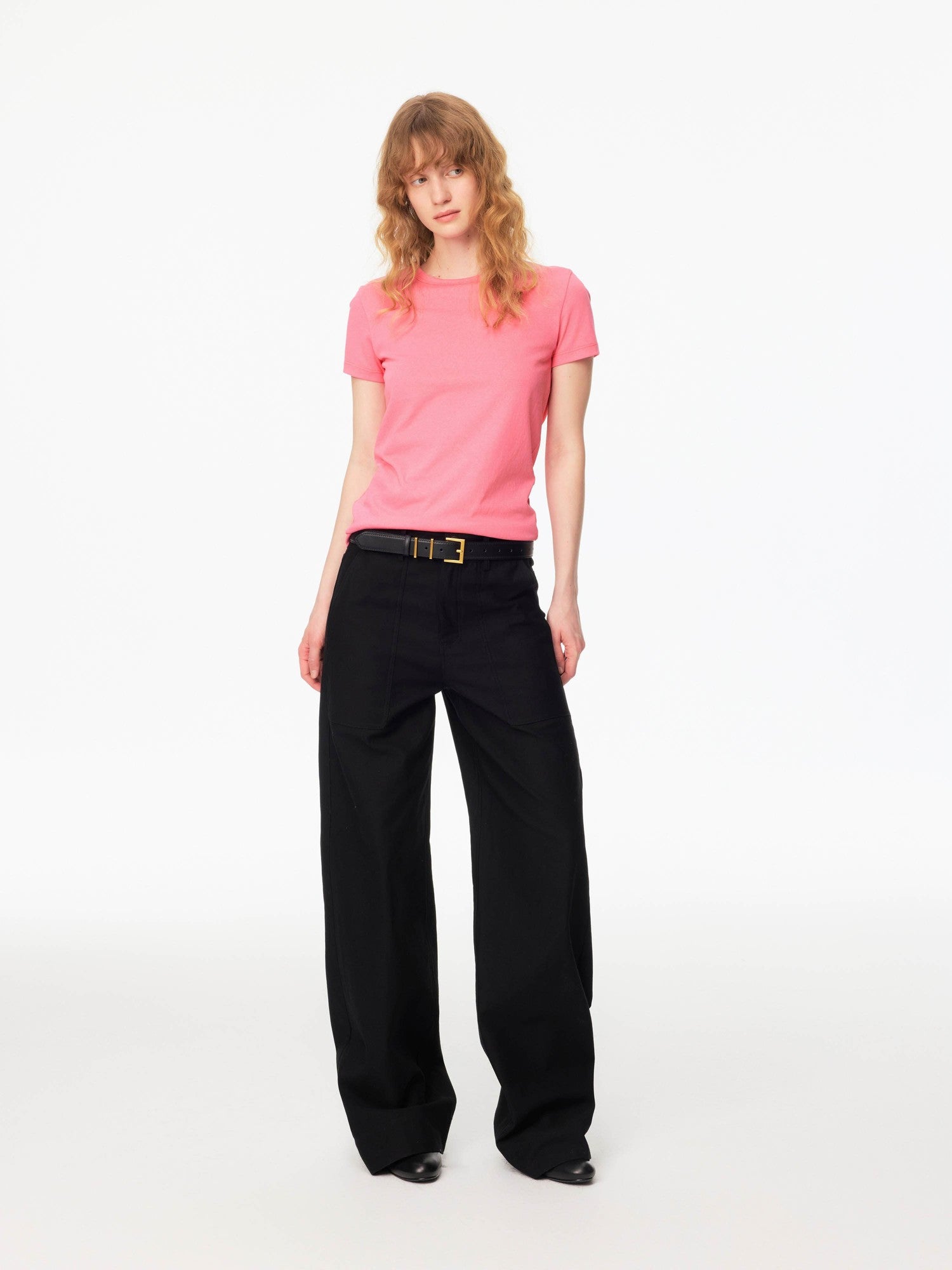 Northbutsouth Tricolor Wide Hem Large Pocket Cargo Women&