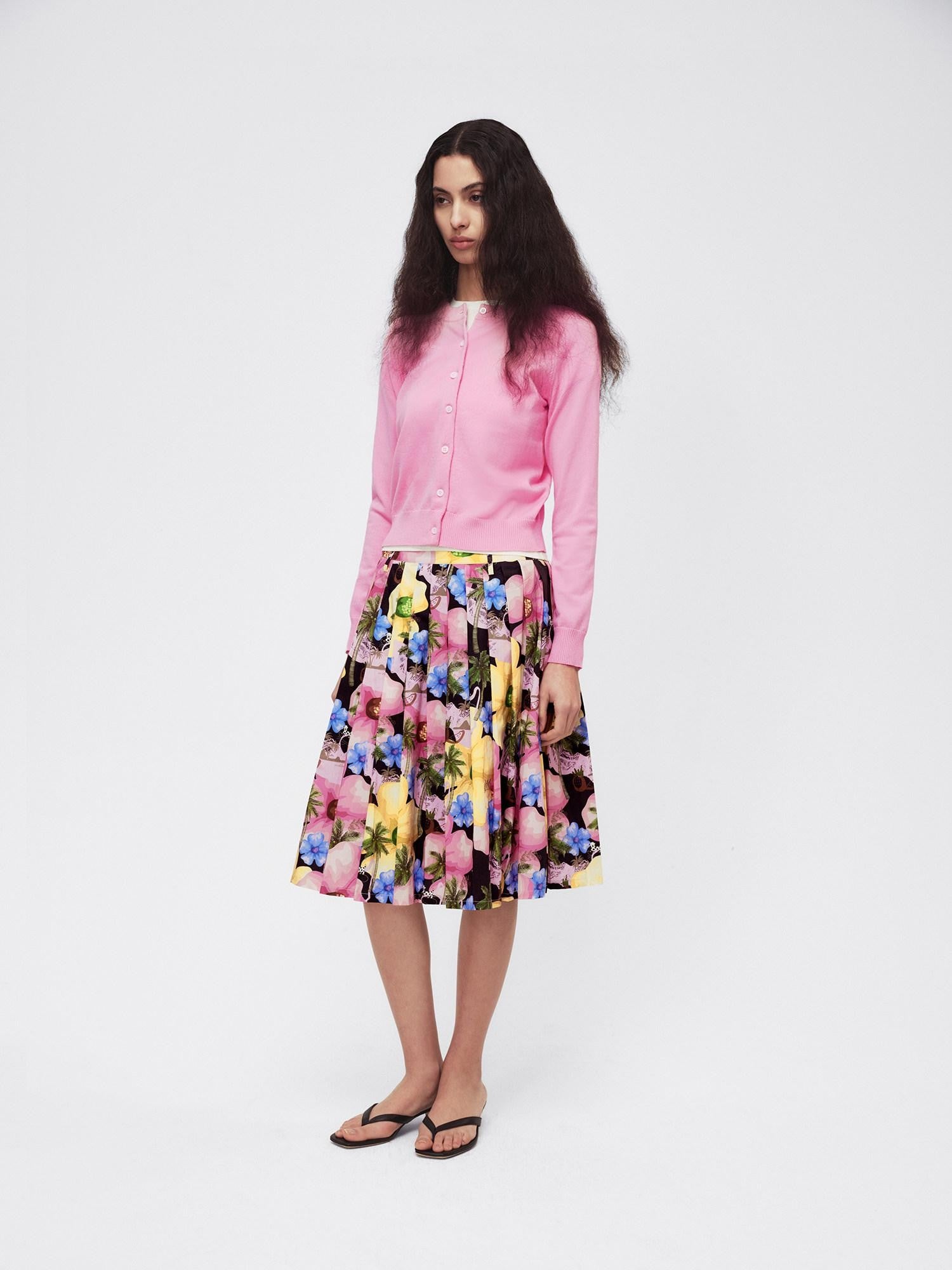 Northbutsouth Two Tone Colorblock Lightweight Mother Of Pearl Button Women&