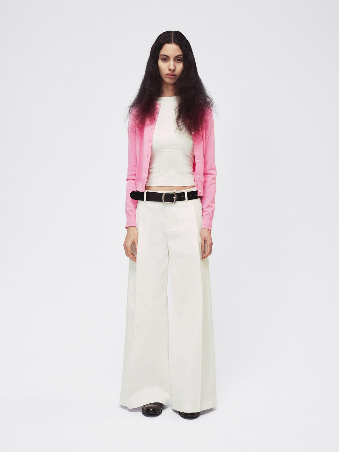 Northbutsouth Two Tone Colorblock Lightweight Mother Of Pearl Button Women&