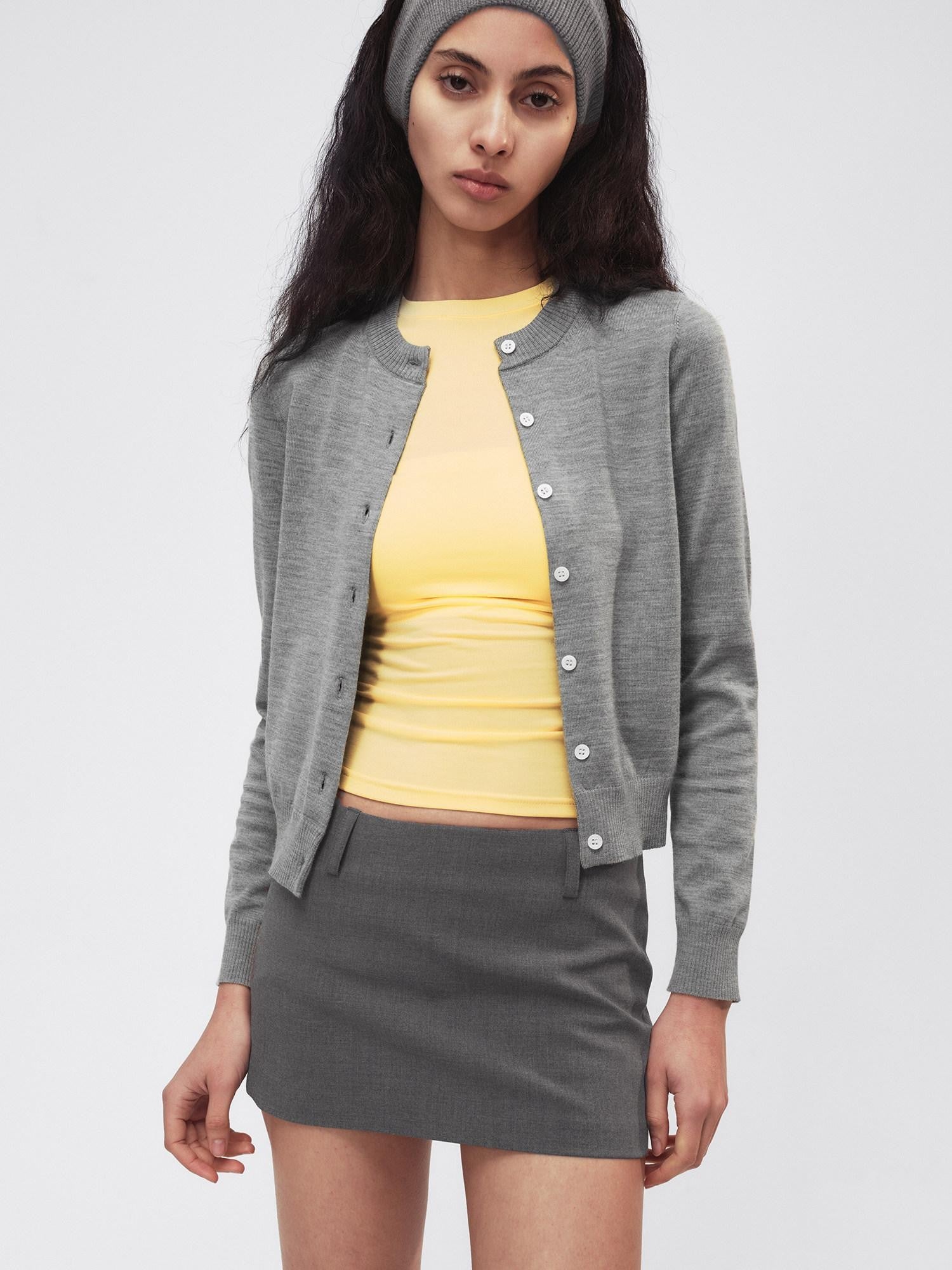 Northbutsouth Two Tone Colorblock Lightweight Mother Of Pearl Button Women&