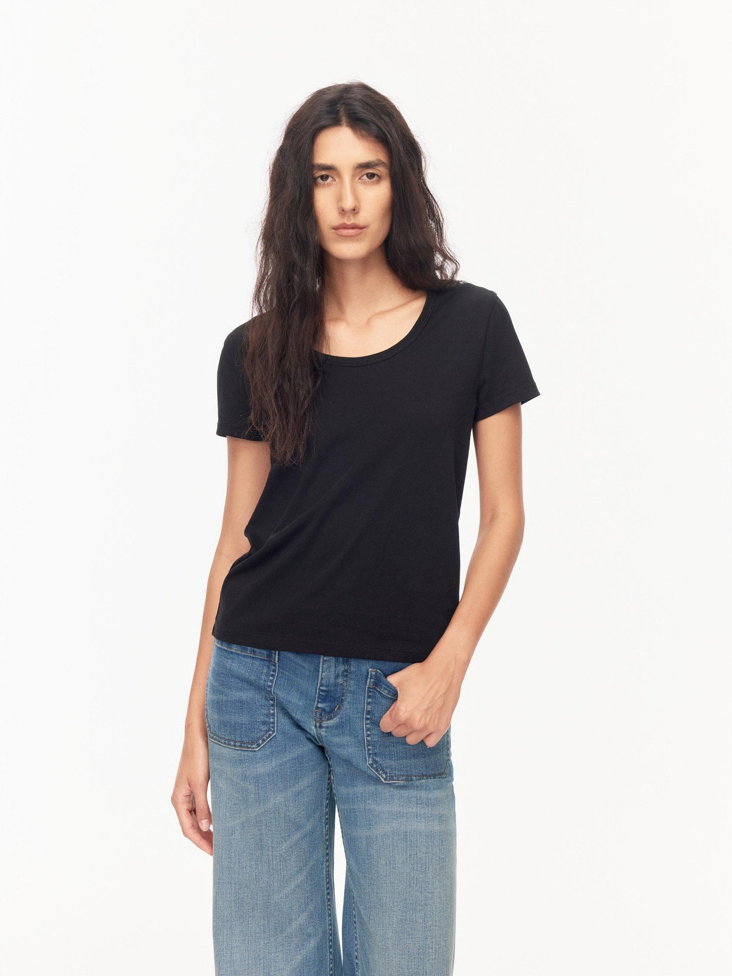 Northbutsouth U Neck Loose Casual Women&