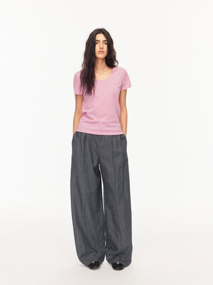 Northbutsouth U Neck Loose Casual Women&