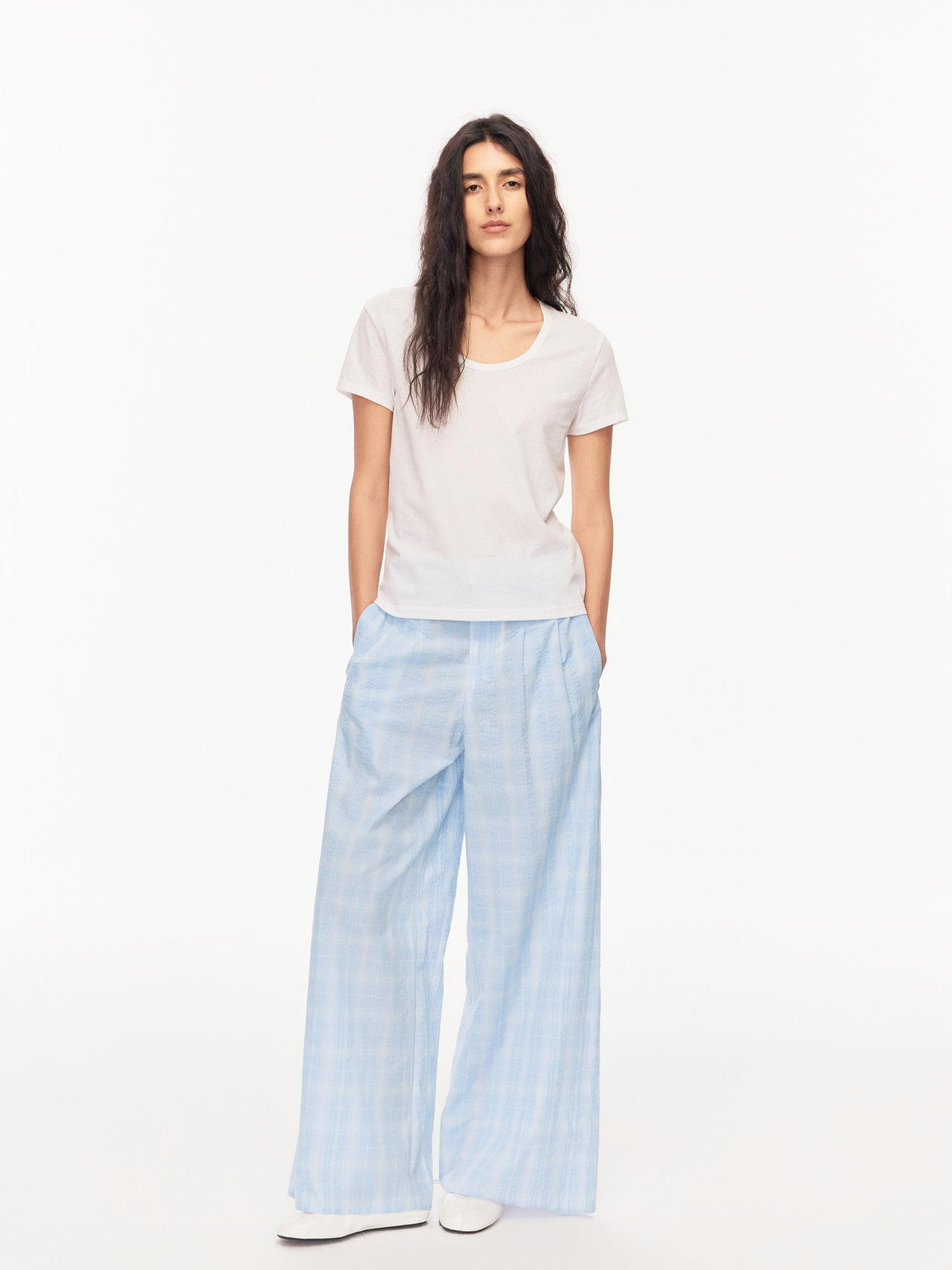 Northbutsouth U Neck Loose Casual Women&