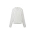 Northbutsouth V-Neck Hooded Loose Knit Top MISSTT