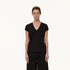 Northbutsouth V-Neck Wool Blend Flutter Sleeve T-Shirt MISSTT