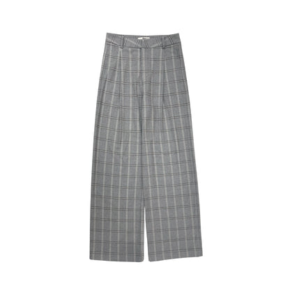 Northbutsouth Vintage Checkered Trousers Low Waist Wide Leg Casual Pants MISSTT