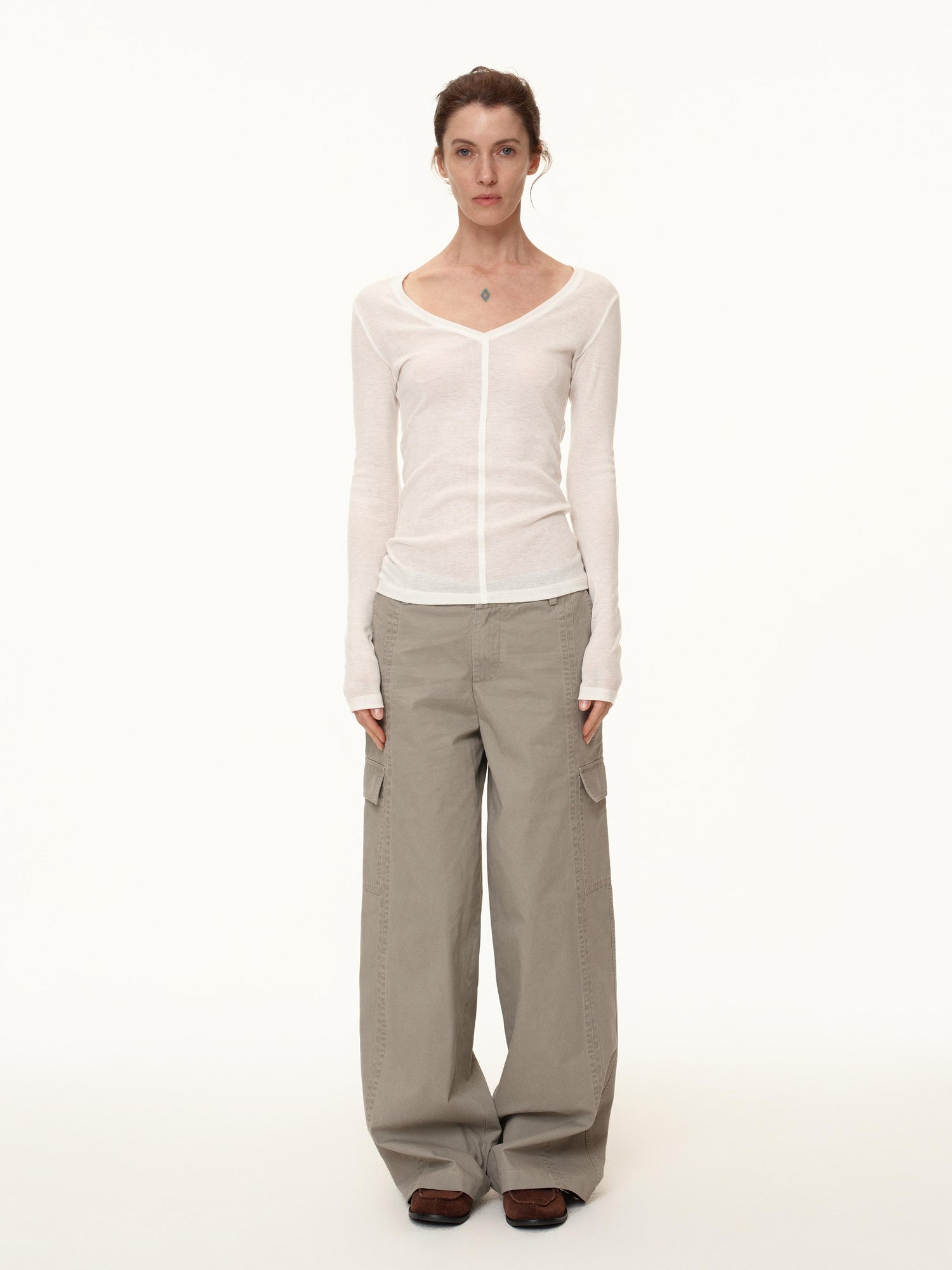 Northbutsouth Vintage Fade Workwear Cargo Pants Straight Fit