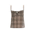 Northbutsouth_Vintage_Plaid_Textured_Lace_Up_Drawstring_Women&