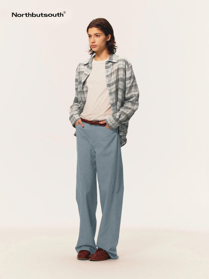 Northbutsouth Vintage Wash Distressed Mid Low Rise Cotton Women&