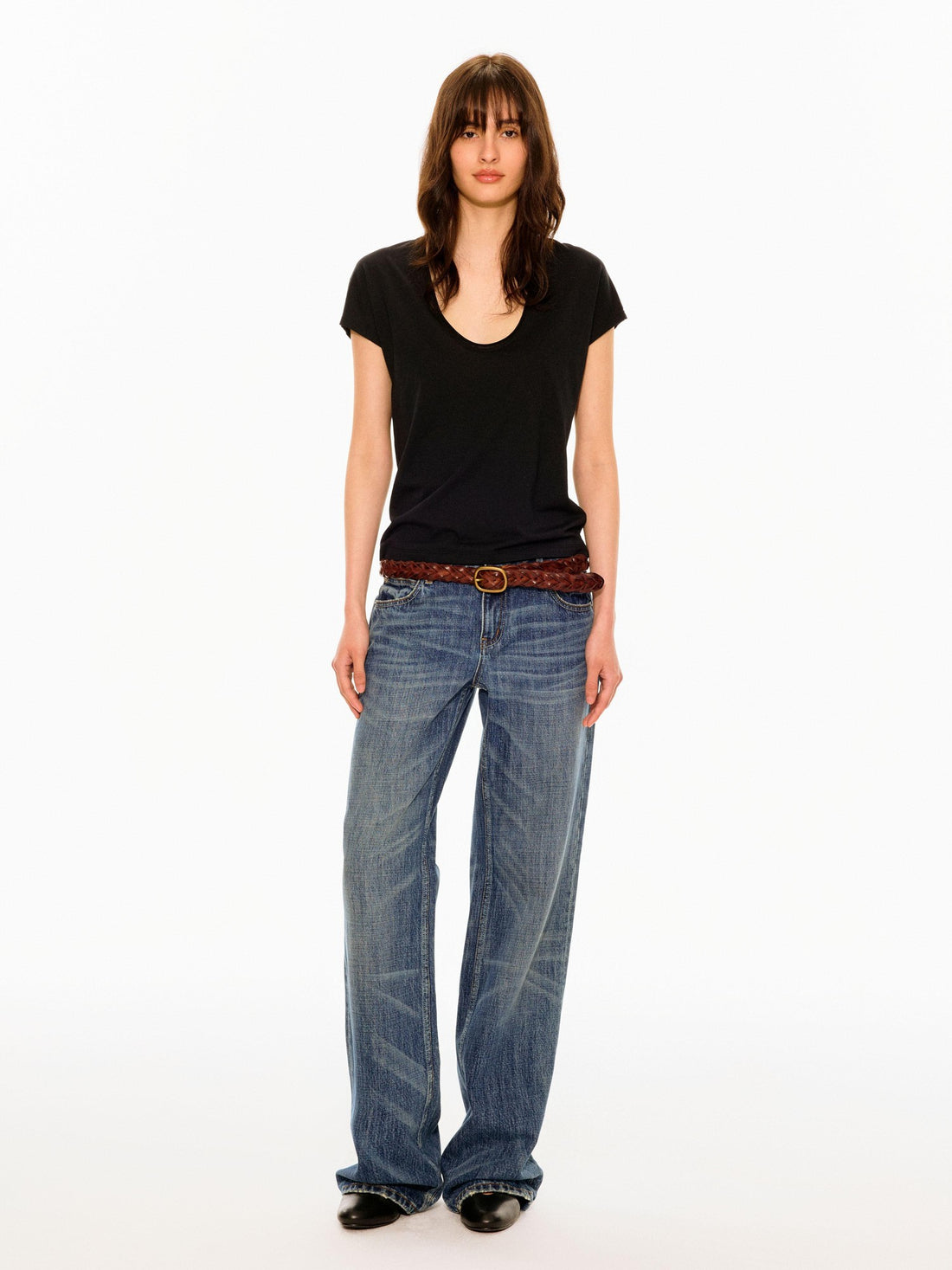 Northbutsouth Vintage Whisker Washed Slim Low Rise Women&