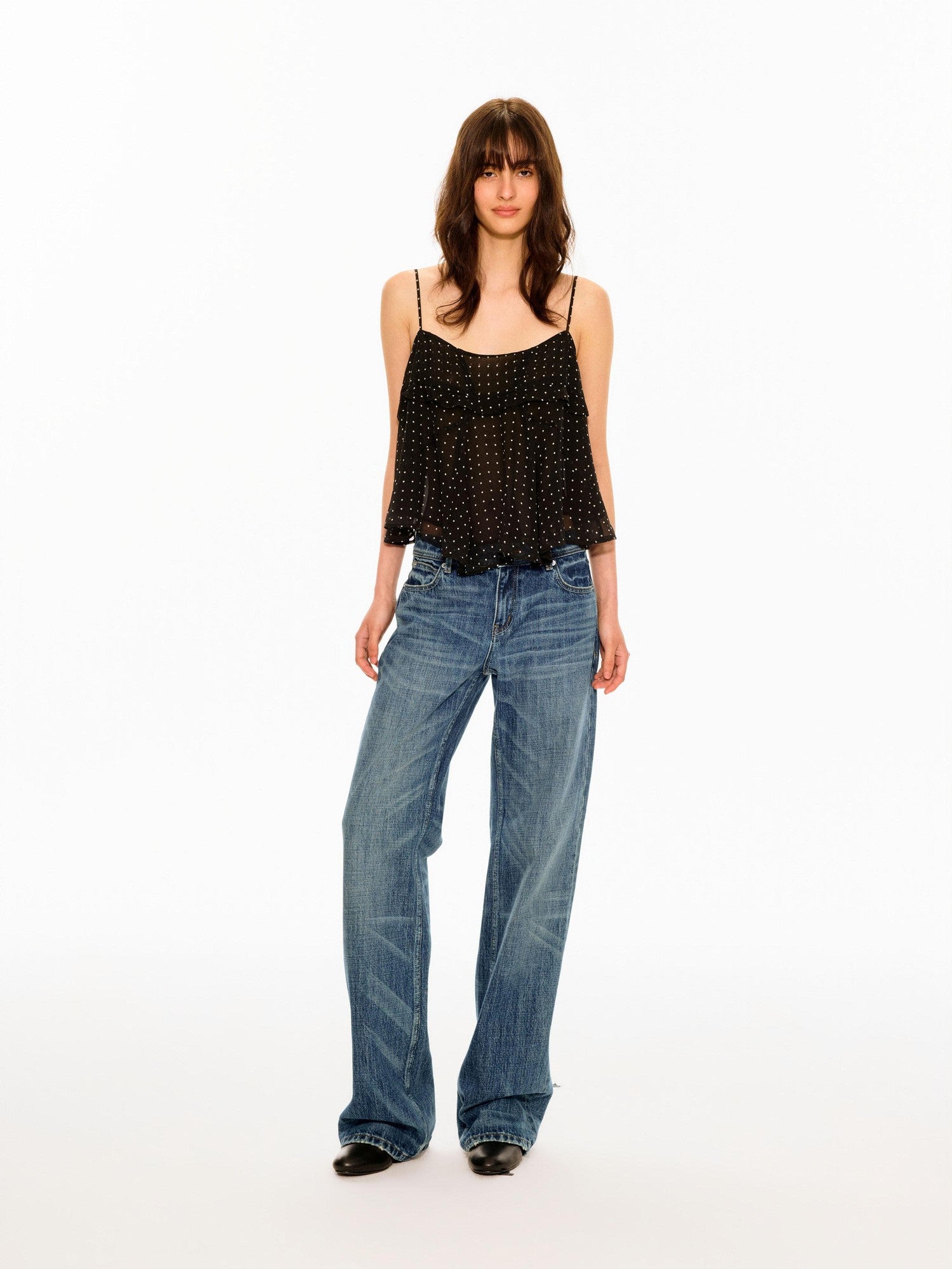 Northbutsouth Vintage Whisker Washed Slim Low Rise Women&