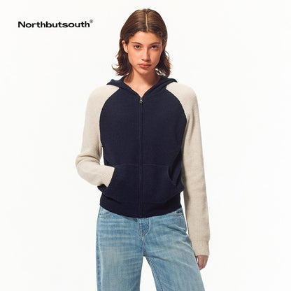 Northbutsouth_Waffle_Knit_Color_Block_Raglan_Sleeve_Women&