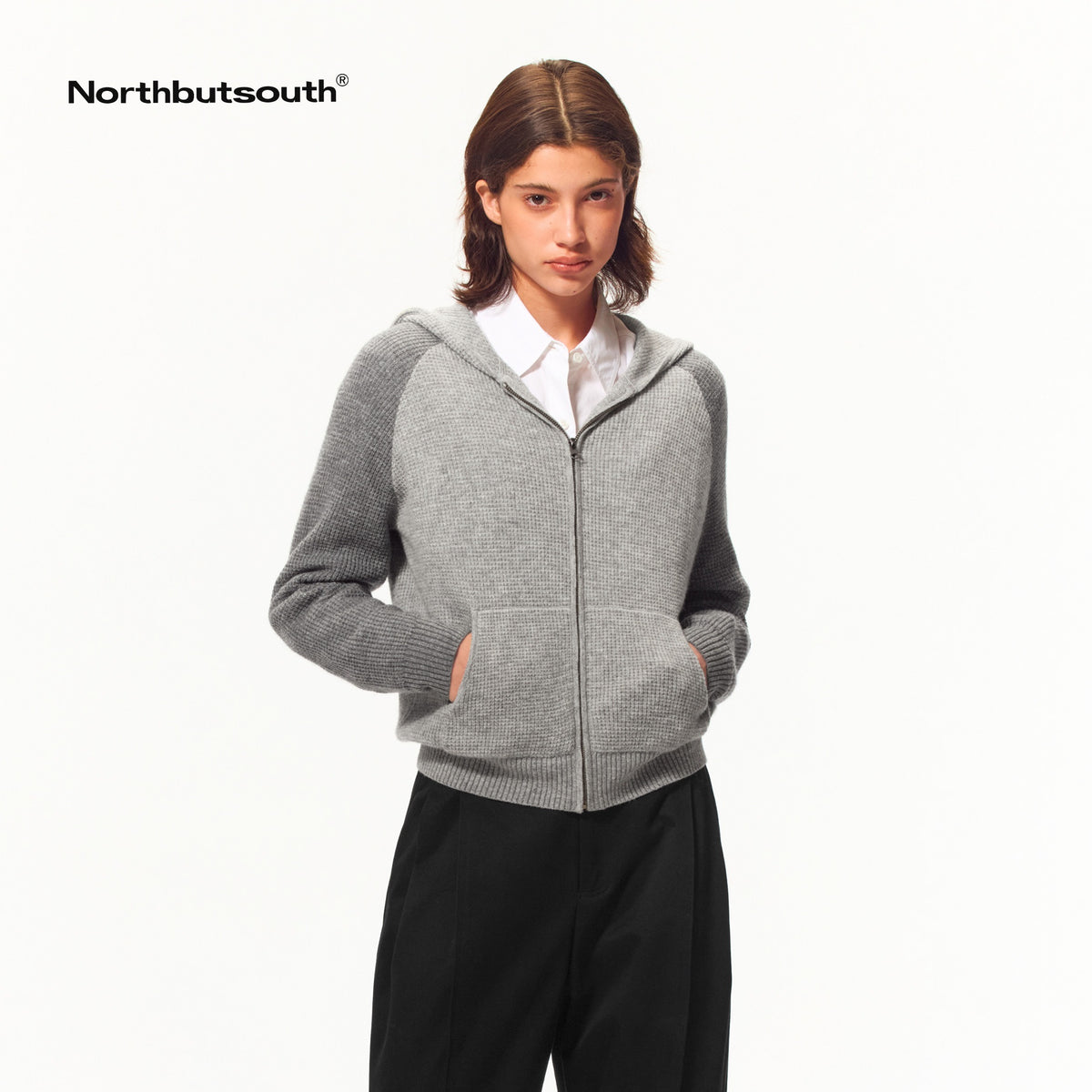Northbutsouth_Waffle_Knit_Color_Block_Raglan_Sleeve_Women&