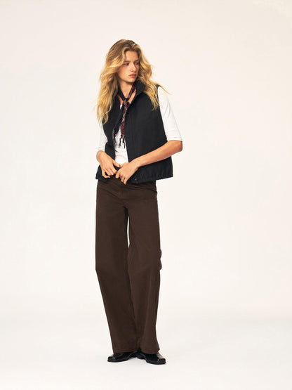 Northbutsouth Washed Faded Textured Mid Low Rise Cotton Women&
