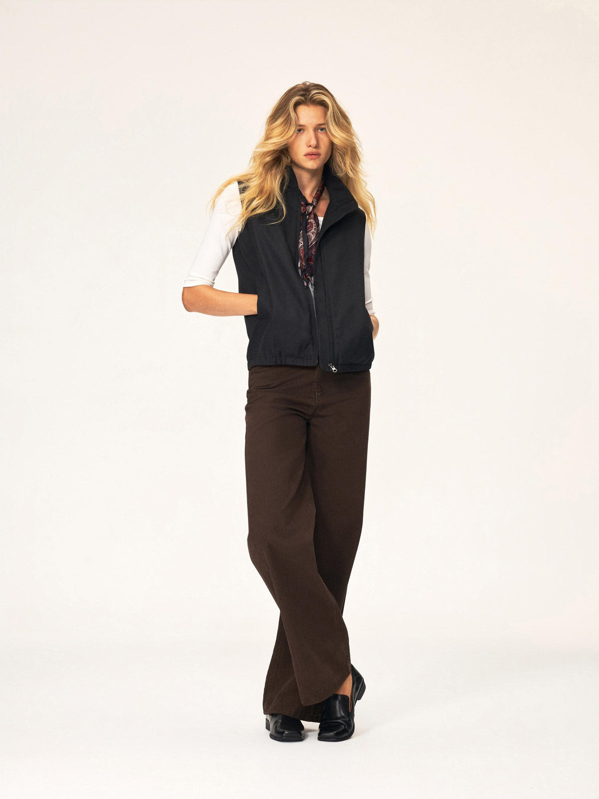 Northbutsouth Washed Faded Textured Mid Low Rise Cotton Women&