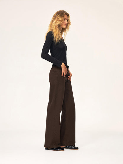 Northbutsouth Washed Faded Textured Mid Low Rise Cotton Women&