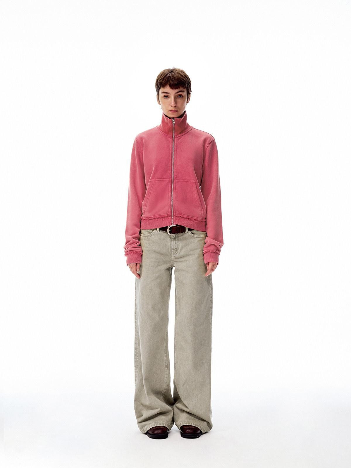 Northbutsouth Washed Vintage Distressed Layered Outerwear Women&