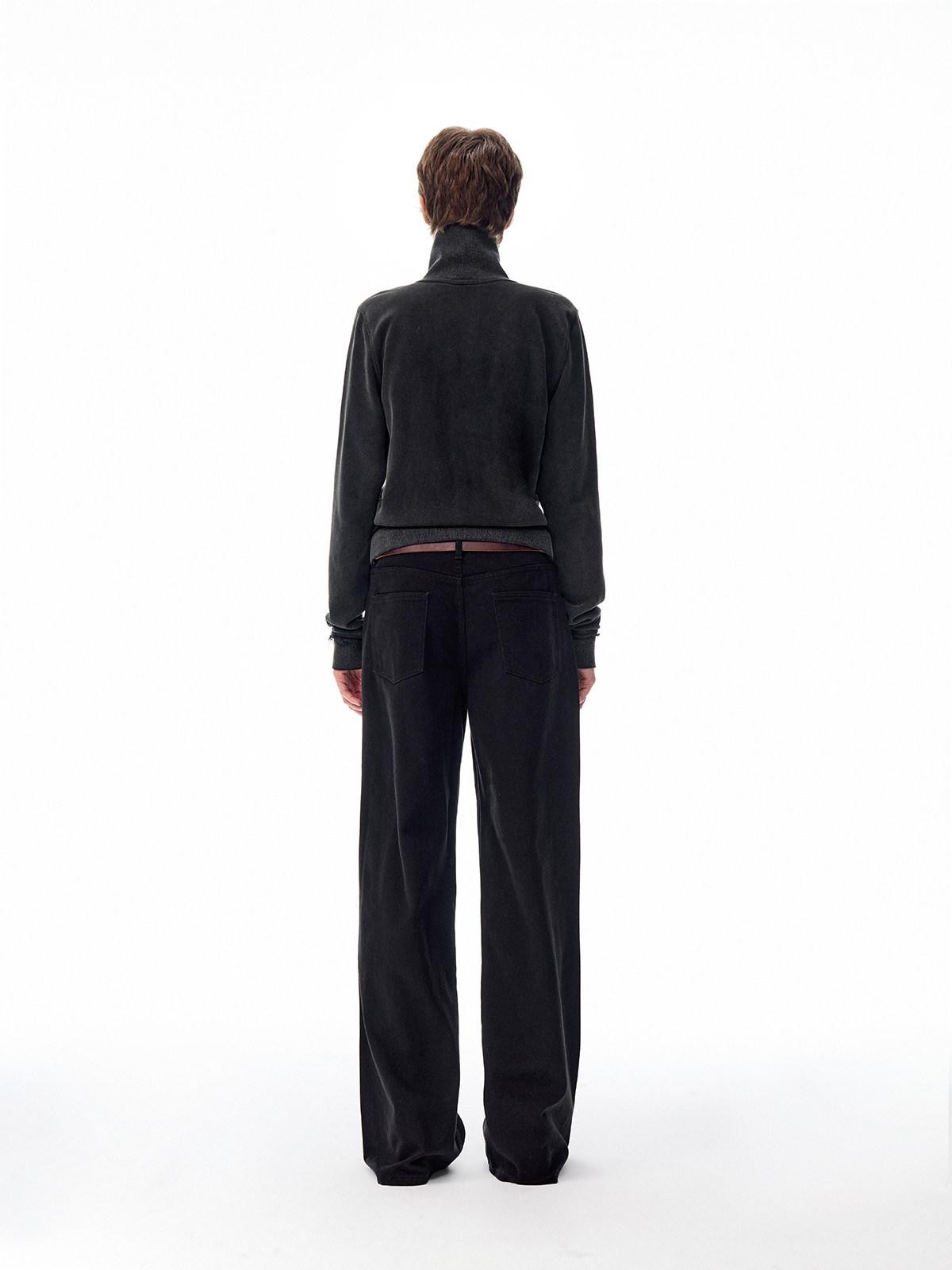 Northbutsouth Washed Vintage Distressed Layered Outerwear Women&