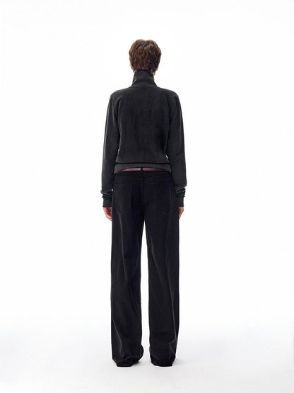 Northbutsouth Washed Vintage Distressed Layered Outerwear Women&