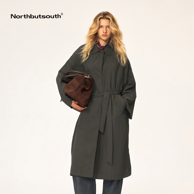 Northbutsouth_Water_Repellent_Lightweight_Belted_Long_Women&