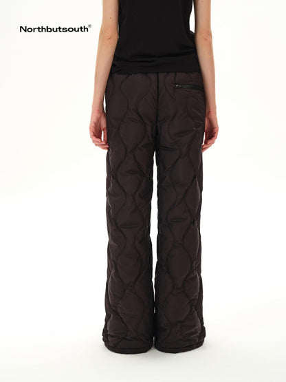 Northbutsouth Wave Quilted Elastic Waist Casual Women&