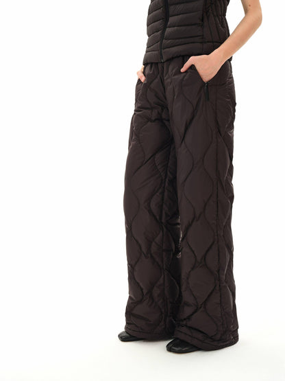 Northbutsouth Wave Quilted Elastic Waist Casual Women&