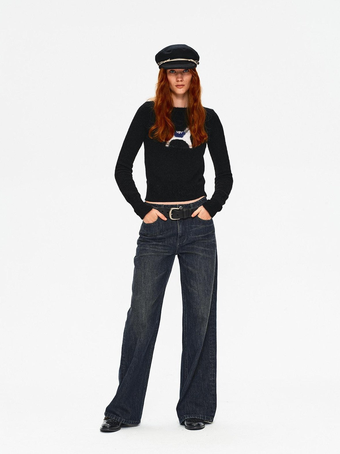 Northbutsouth Whimsical Jacquard Pony Relaxed Women&