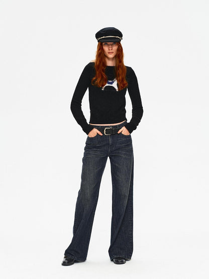 Northbutsouth Whimsical Jacquard Pony Relaxed Women&