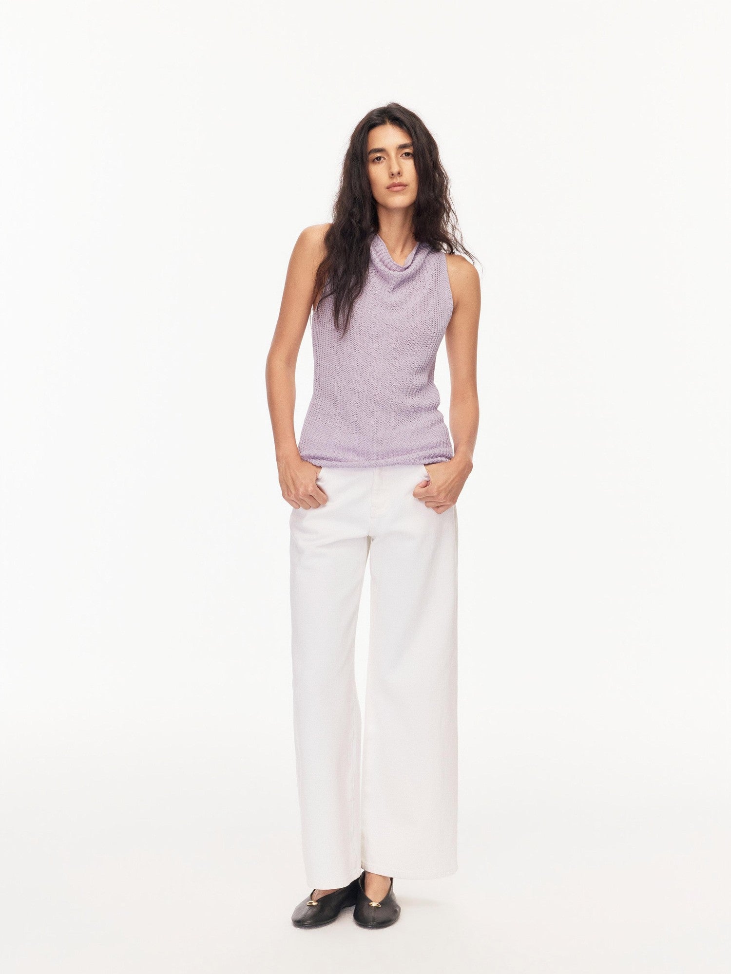 Northbutsouth White Straight High Stretch Mid Rise Women&