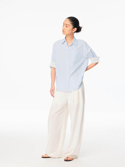 Northbutsouth White Textured Cocoon Mid Low Waist Women&
