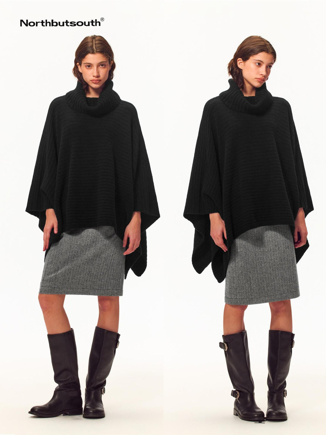 Northbutsouth Wool Blend Mid Waist Pencil H Line Women&
