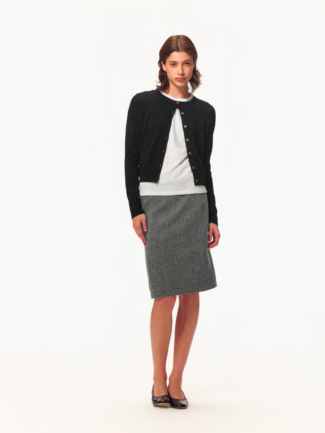 Northbutsouth Wool Blend Mid Waist Pencil H Line Women&