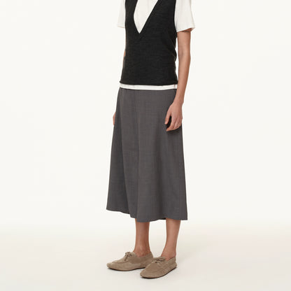 Northbutsouth Wool Blend Wide Leg Cropped Trousers MISSTT