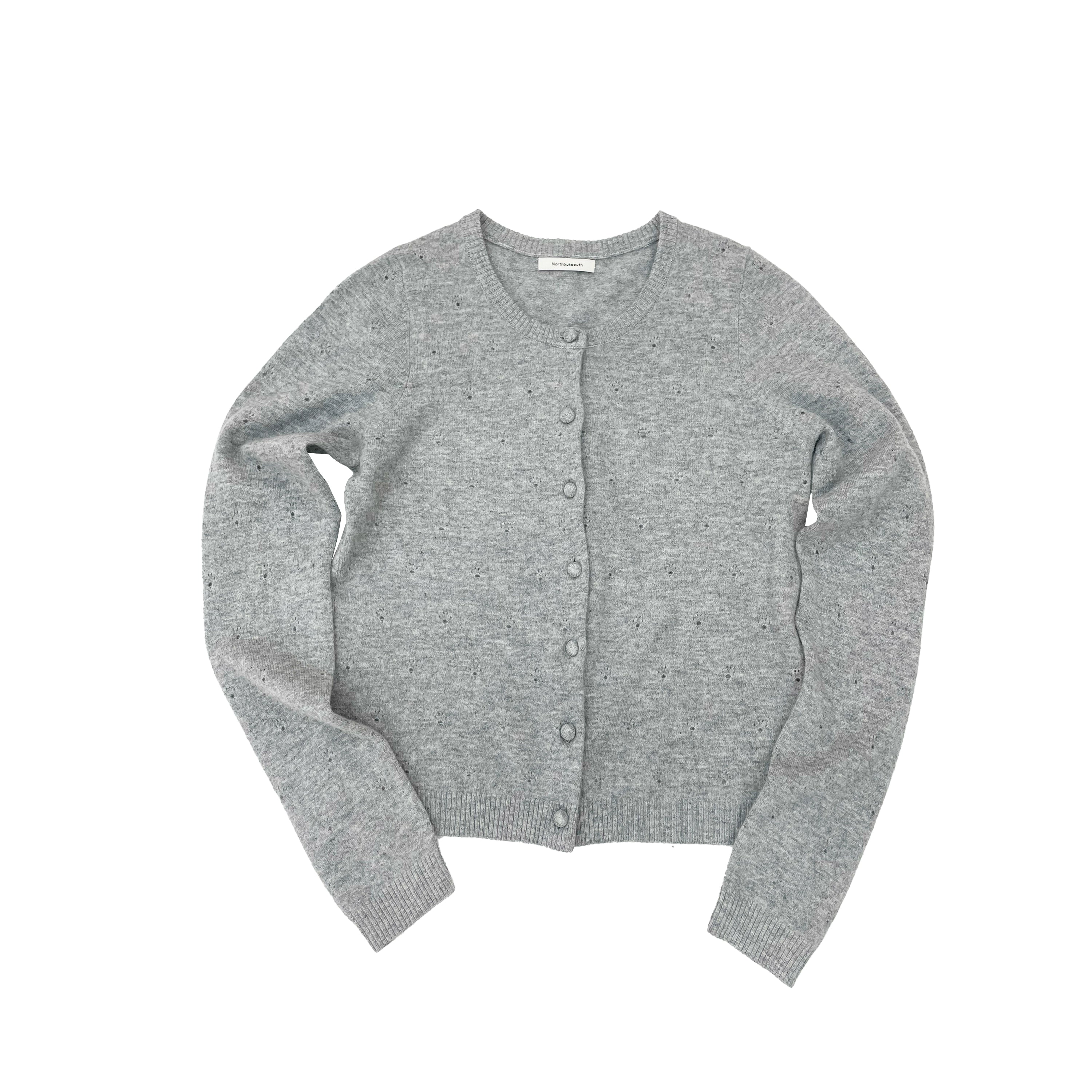 Northbutsouth Wool Dog Paw Lace Knit Cardigan MISSTT
