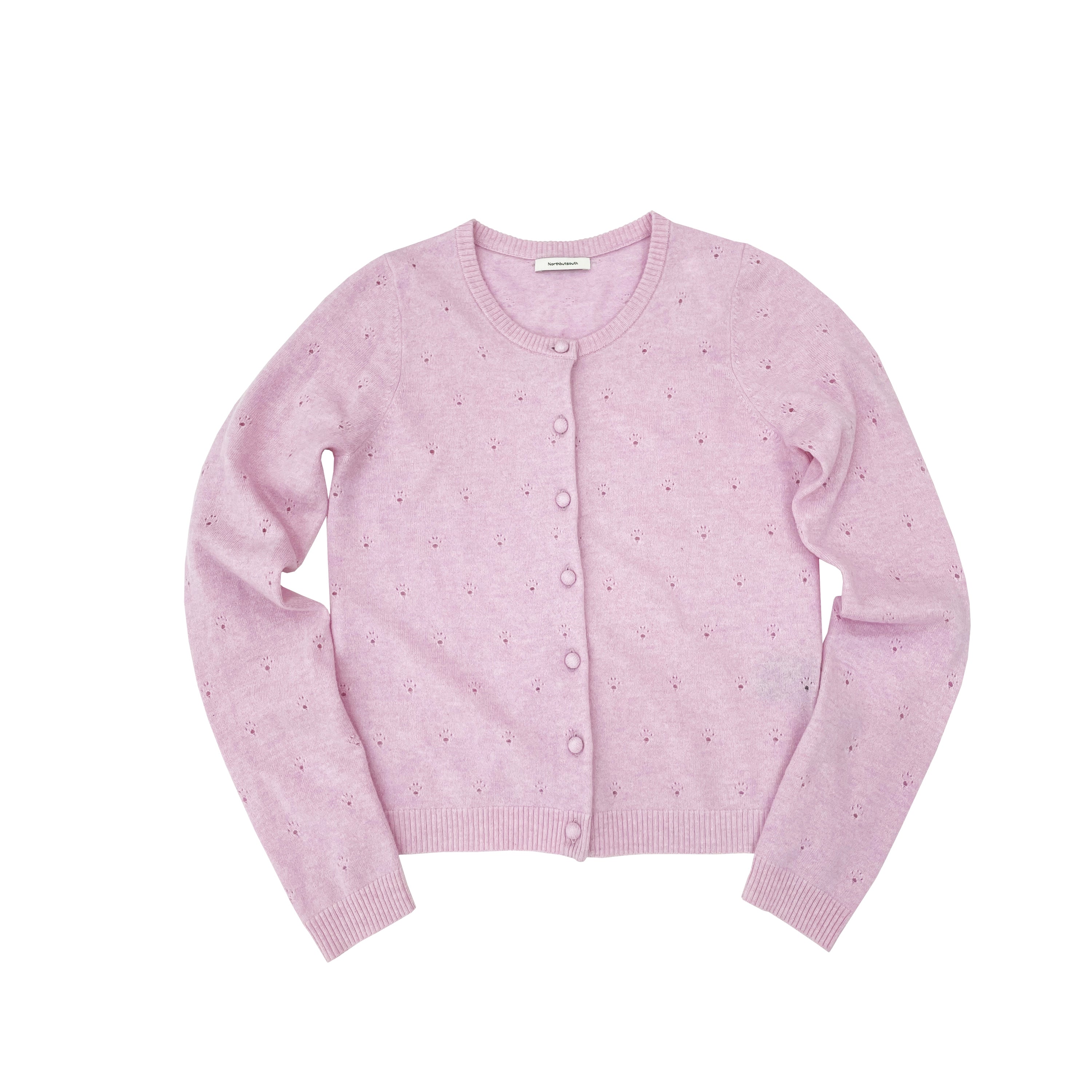 Northbutsouth Wool Dog Paw Lace Knit Cardigan MISSTT