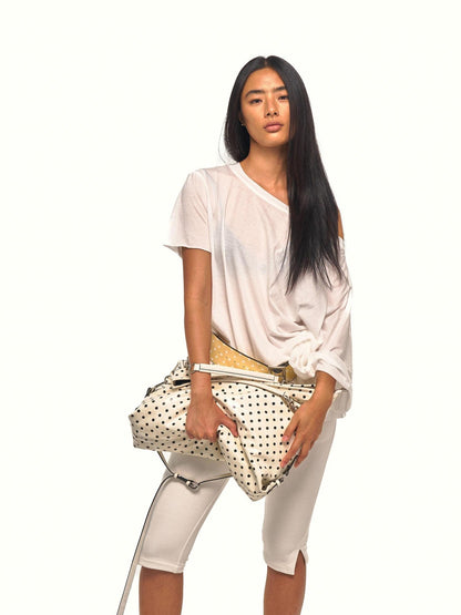 NyDkyel Asymmetrical Batwing Knit Drapey Women&