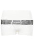 Belt Print Low Waist Shorts Set In Sorona Knit