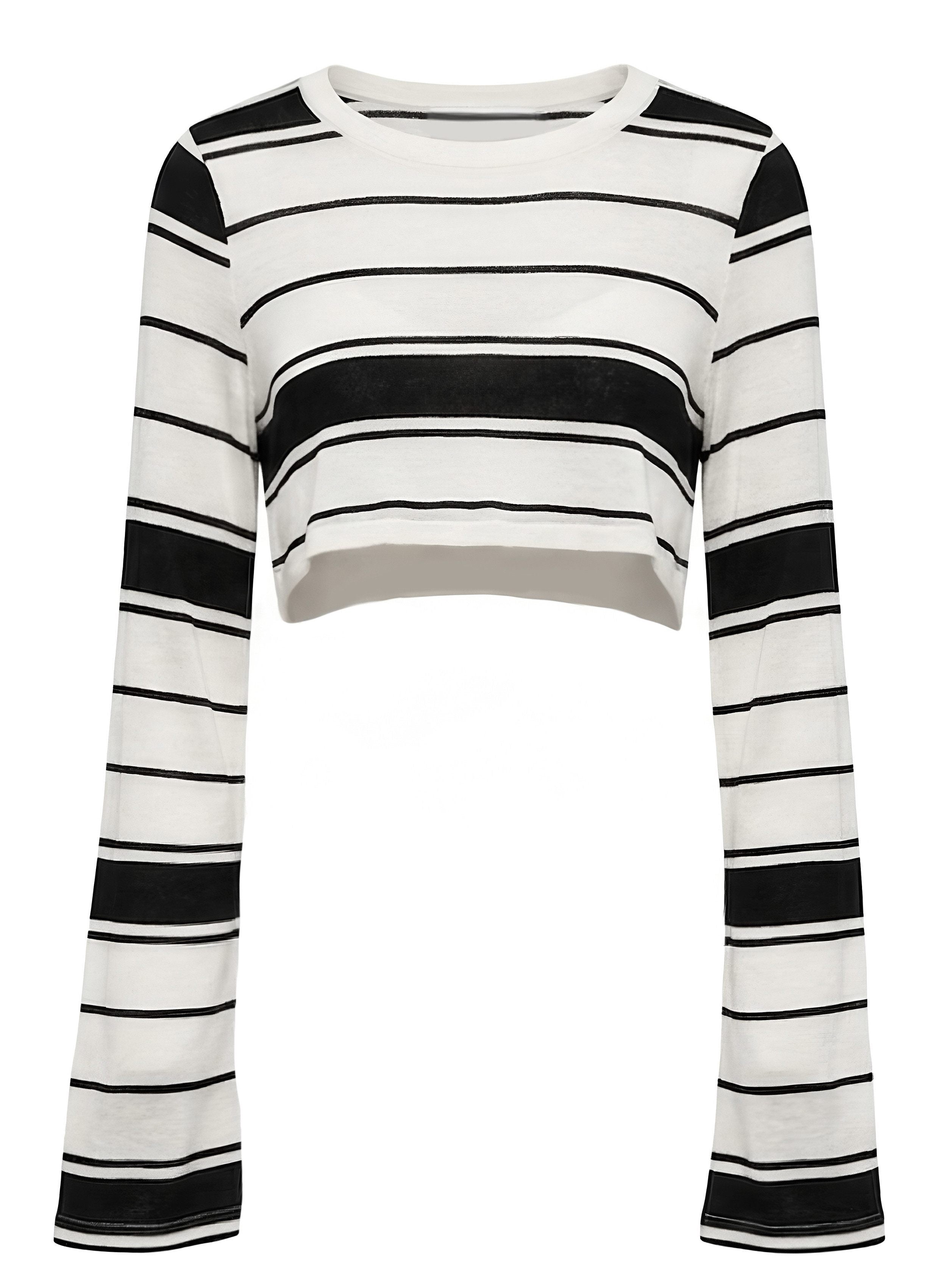 NyDkyel_Black_White_Striped_Roundneck_Long_Sleeve_Loose_Women&