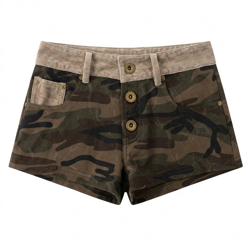 NyDkyel_Camouflage_Metal_Placket_Button_Low_Rise_Women&