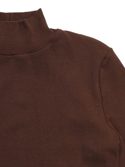 NyDkyel Cellulose Blend Knit Top With Multi Button Back Cutout