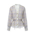 NyDkyel_Checked_V-neck_Gold_Button_Drawstring_Waist_Long_Sleeve_Women&