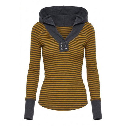 NyDkyel_Contrast_Neck_Double_Anchor_Buttons_Knit_Hood_Women&