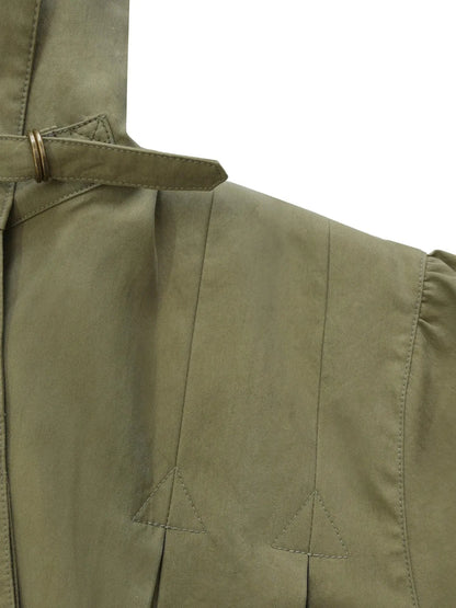 Convertible Fleece Lined Trench Coat With Detachable Vest