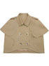 Detachable Cape Waistcoat Tencel Sleeveless Vest
