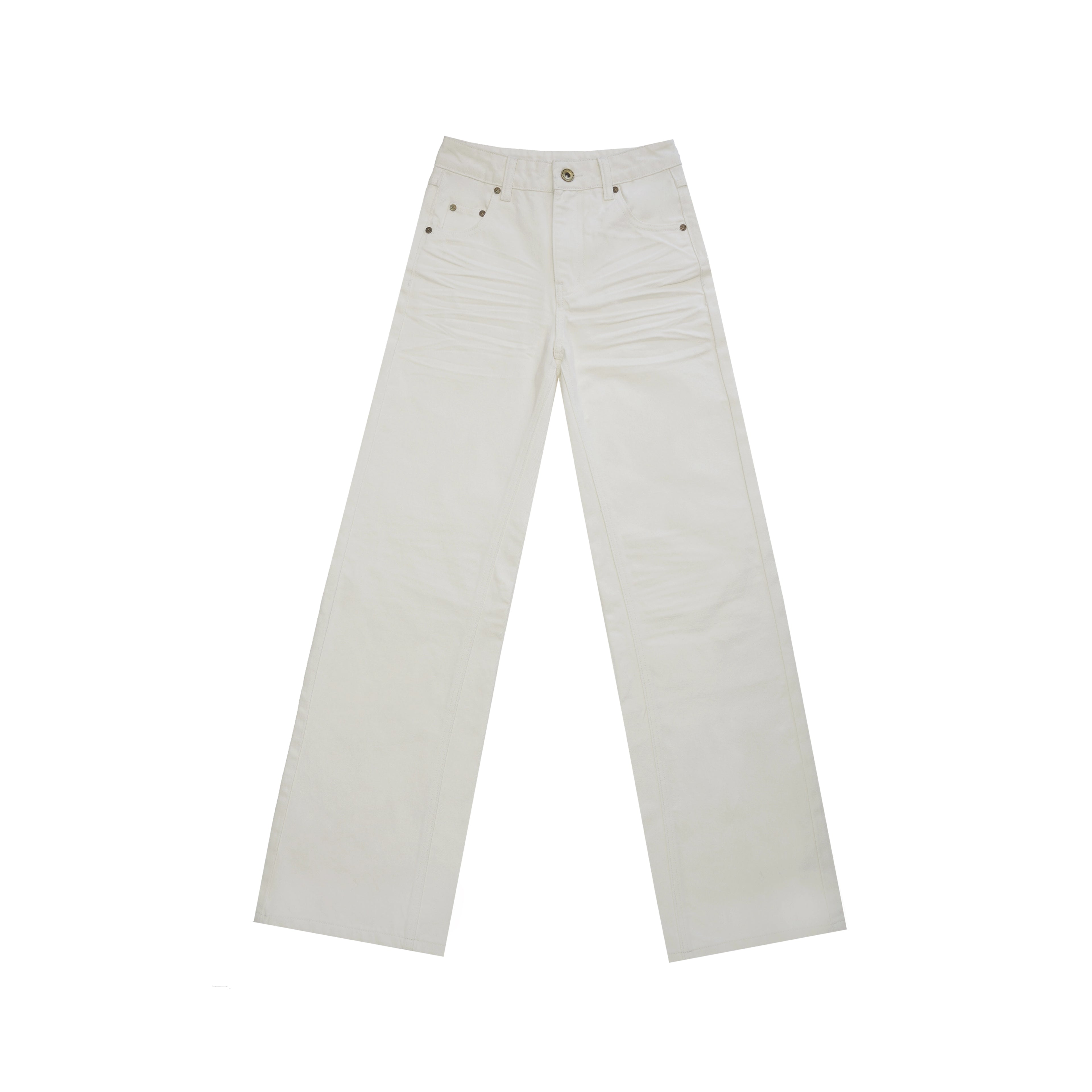 NyDkyel_Elegant_Casual_White_Textured_Pleated_Straight_Jeans_MISSTT