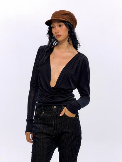 Embroidered Corduroy Retro Riding Cap